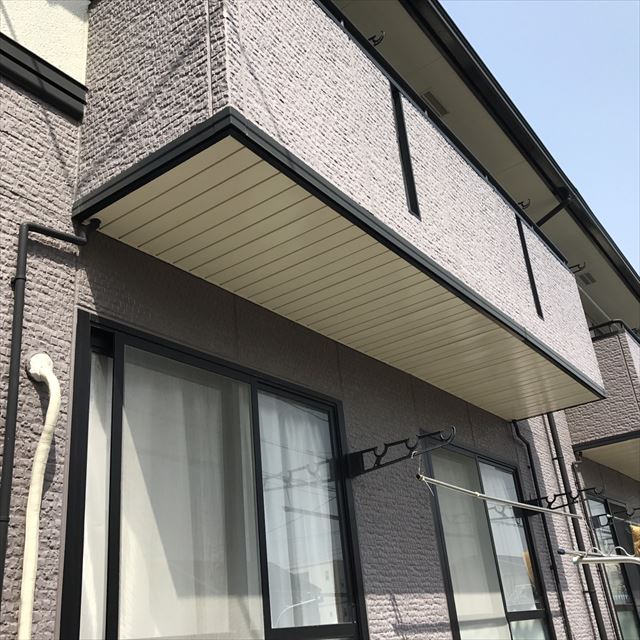 春日井市小野町のアパートの屋根外壁塗装の現場調査です。