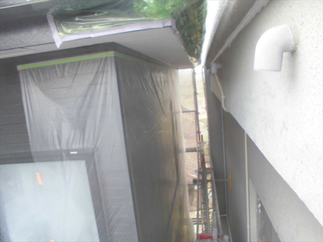 下塗り１回目、エポパワーシーラーで塗装です！春日井市篠木町