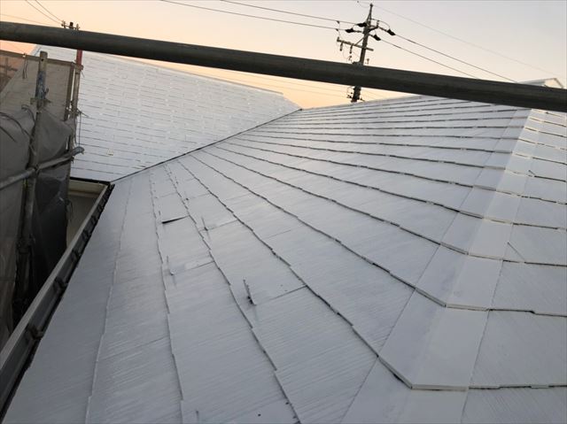 屋根の下塗り塗装