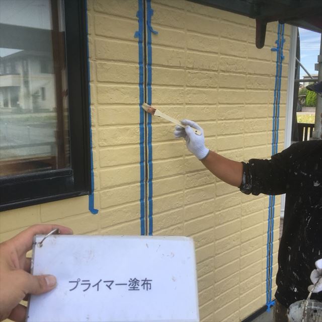 阿見町で外壁シーリングの打ち替えを行いました。