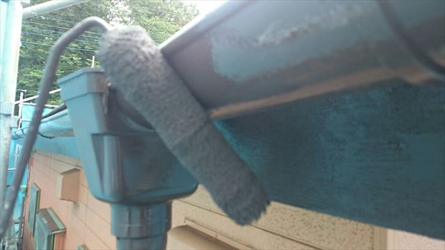 稲敷郡阿見町で外壁塗装。雨樋も塗装して美観アップ♪
