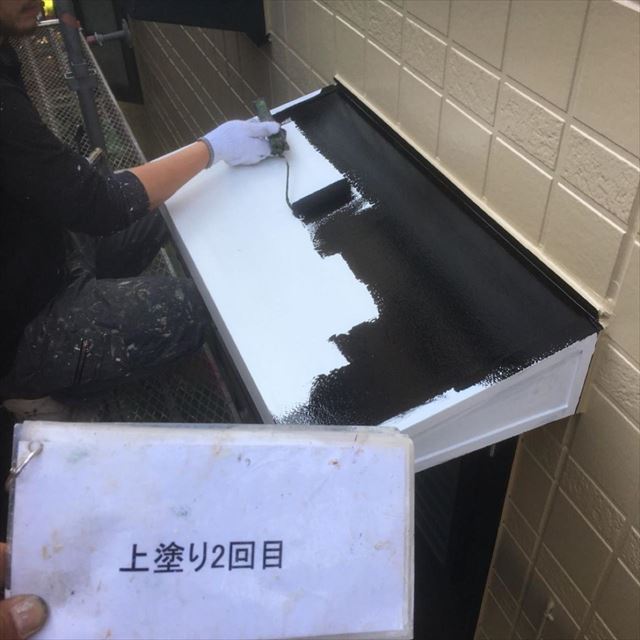 築24年！土浦市の家を塗り替え。霧除けの塗り替えと最終検査をして施工完了