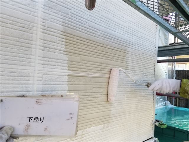 かすみがうら市で外壁塗装、霞ヶ浦周辺での苔対策！汚れがつきにくい塗料で外壁を塗りました
