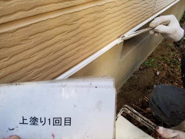 石岡市で水切りとシャッターBoxの仕上げ！！