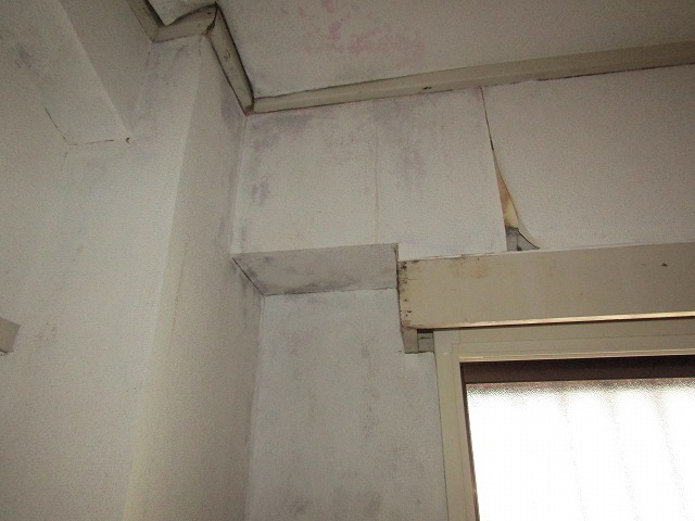 部屋への漏水