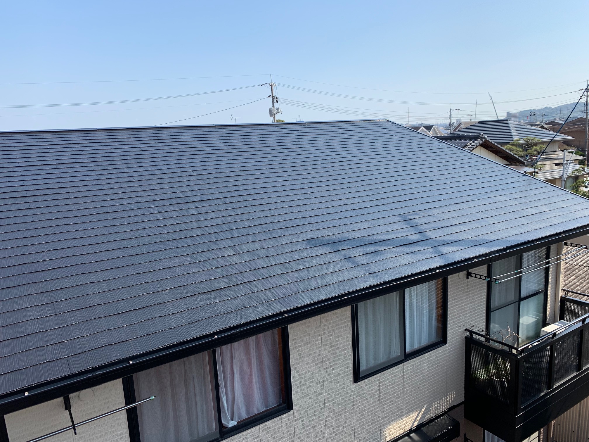 屋根フッ素樹脂 完成