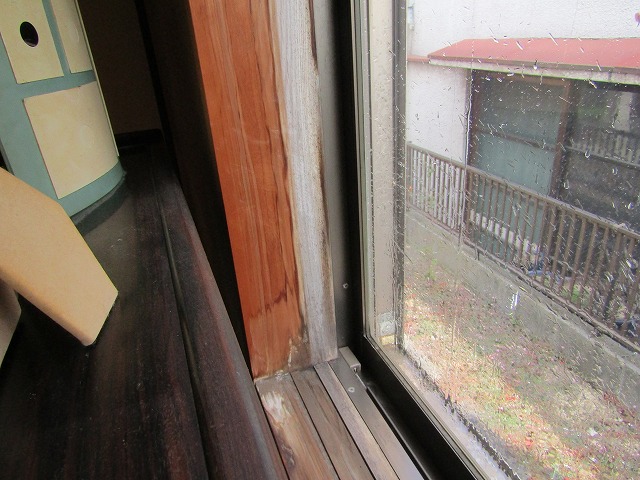 岡山市南区妹尾でサイディング目地から草が？　雨漏り点検