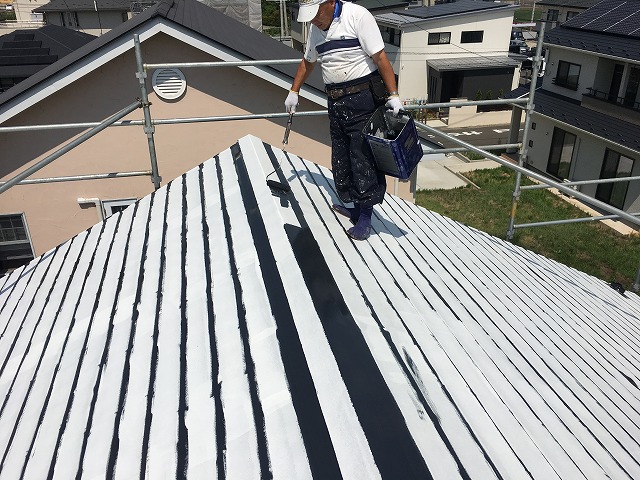 屋根さび止め塗装