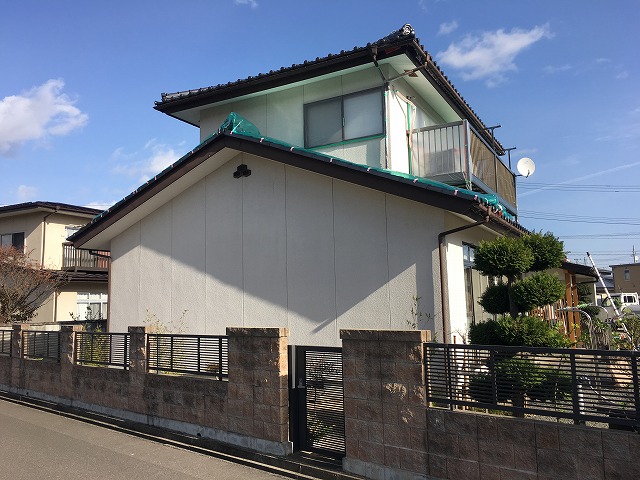 上塗り完了