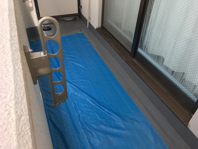 ベランダ養生