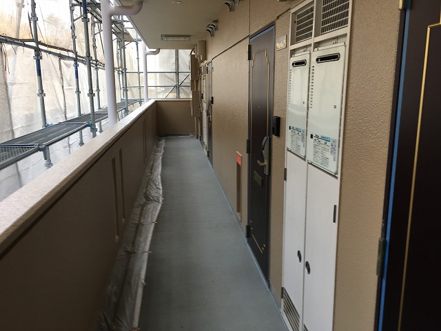 上塗り完了