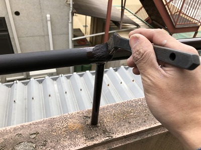 手摺塗装