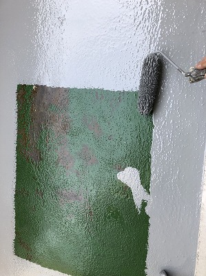 防水トップコート塗布