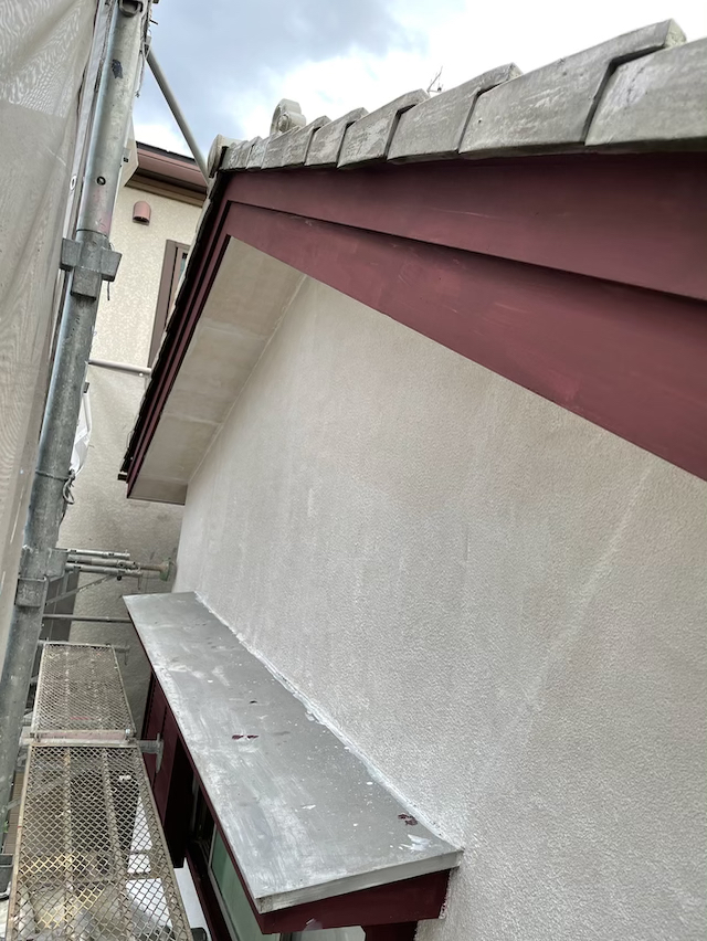 モルタル外壁シーラー作業