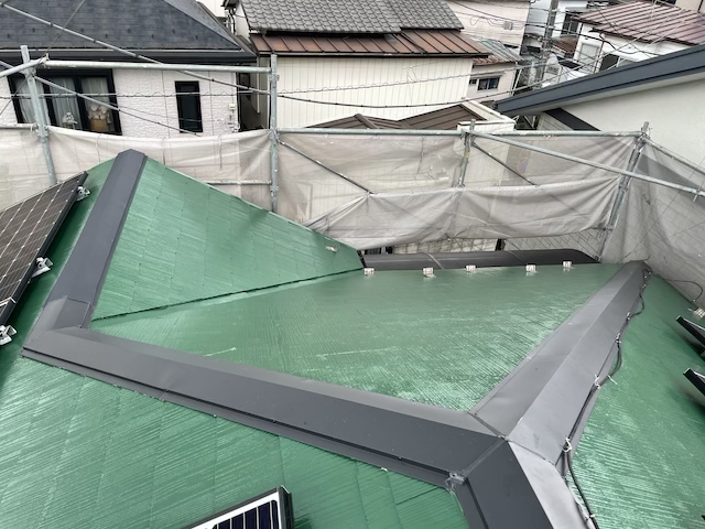越谷市蒲生屋根工事完成