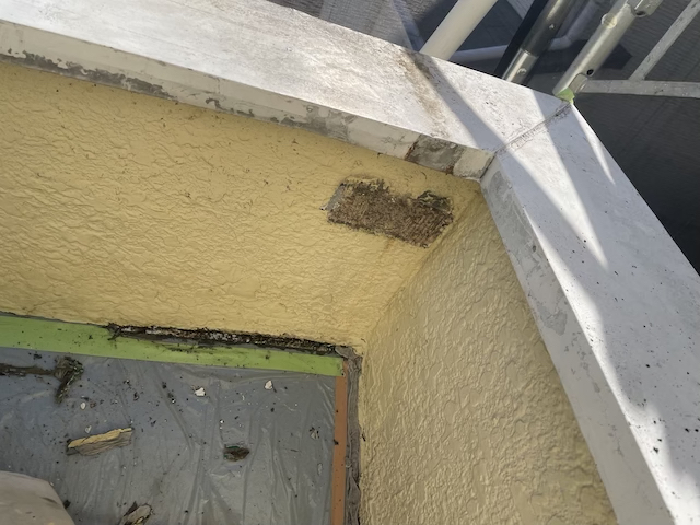 春日部市 シーリング施行不良