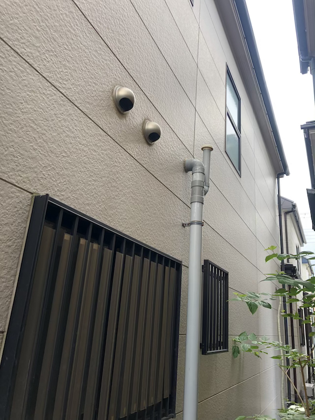 サイディング外壁北面