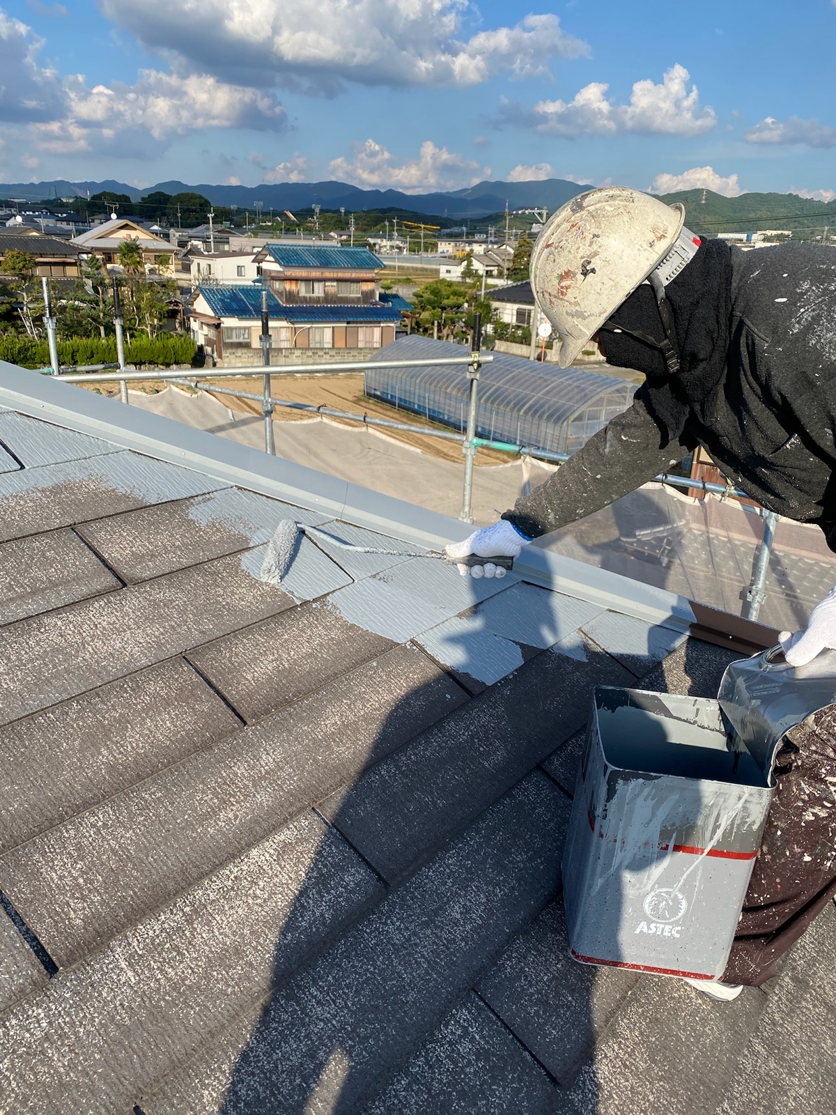 石原様邸屋根塗装