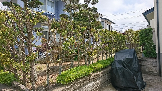 仙台市泉区で外壁屋根全塗装のお客様より外構の追加工事を頂きました