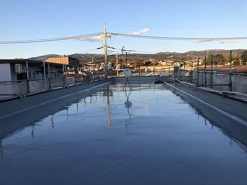 三島アパート屋上防水後