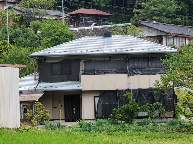 下伊那郡阿智村にてパナホーム外壁塗装工事を施工しました