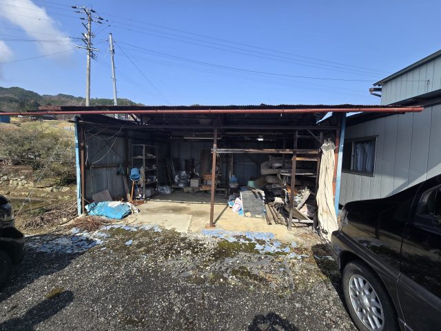 阿智村S邸_倉庫現状-正面