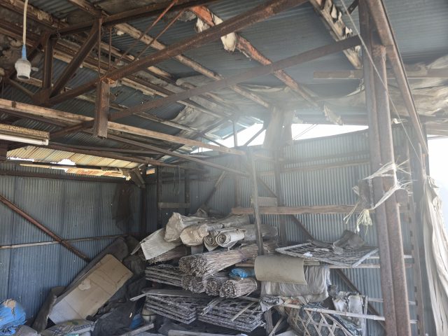 阿智村S邸_倉庫内部の現状