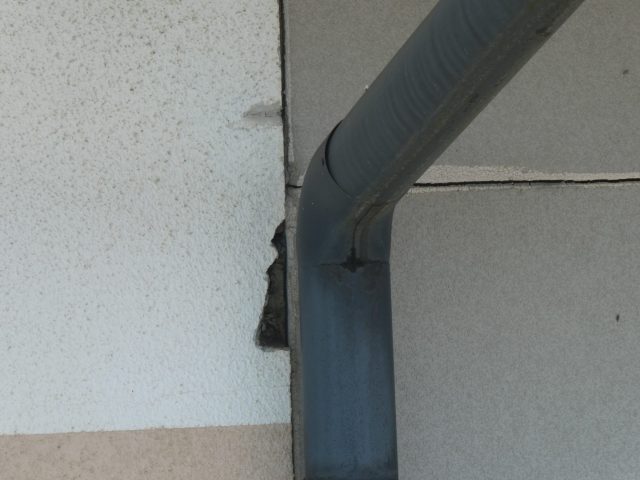 飯田市N邸_雨樋周辺の破損