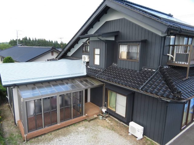 飯島町I邸_施工後サンルーム側