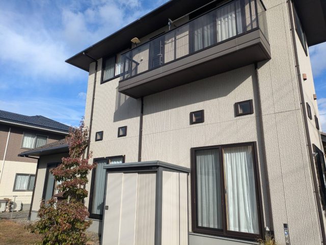 伊那市K邸_施工前-裏手全景