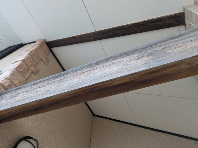 駒ヶ根市I邸_外壁-木部の状態
