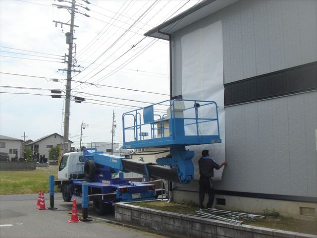 外壁看板塗装トレーシングペーパー