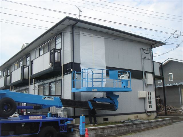 外壁看板塗装トレーシングペーパー