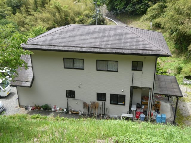 阿南町M邸_点検-屋根全景