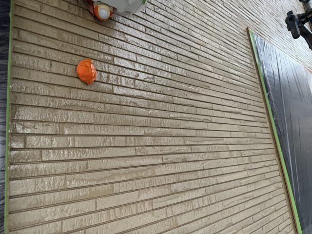 飯田市O邸_クリヤー上塗り2回目塗装後