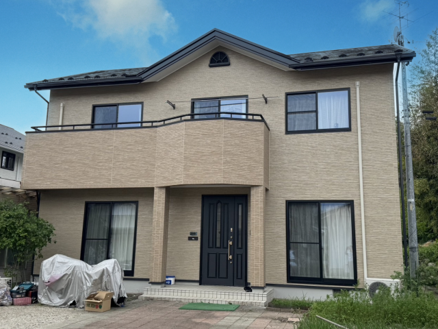 飯田市のクリヤー塗装をした外壁工事が完成しました！全貌をご紹介します