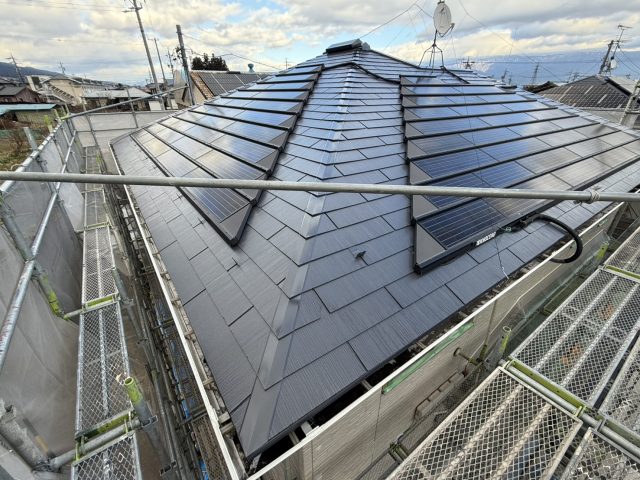 飯田市O邸_屋根施工後