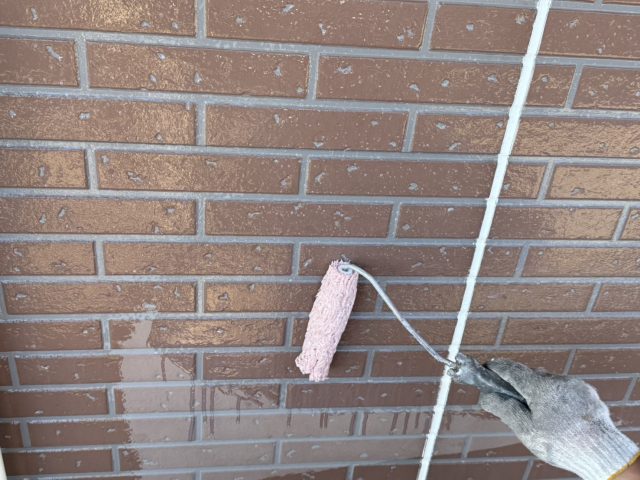 高森町M邸_1F部分外壁下塗り