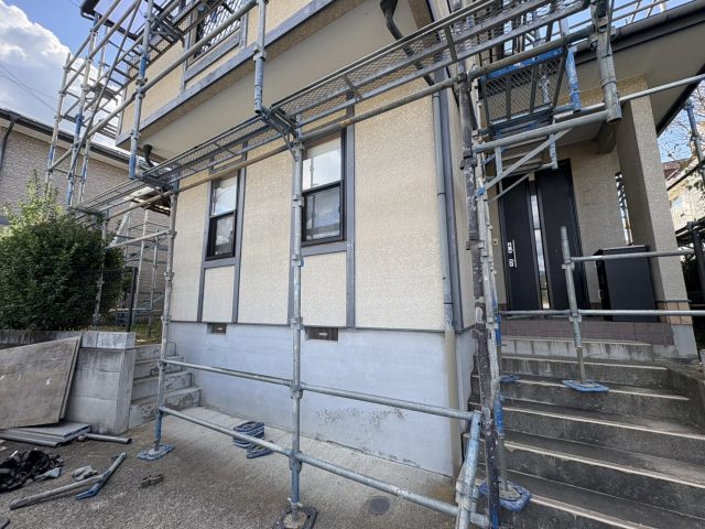 飯田市K邸_足場組立