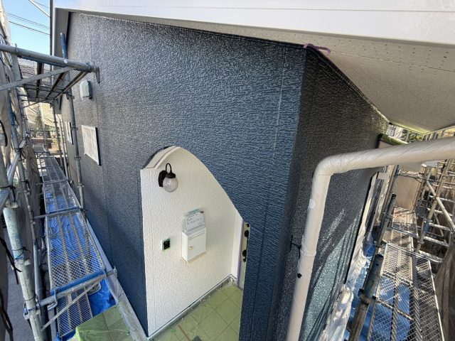 駒ヶ根市_上塗り完了