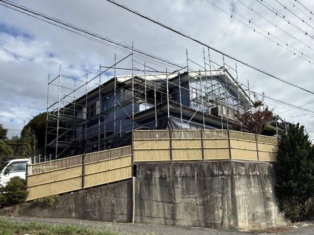 高森町N邸_足場撤去中