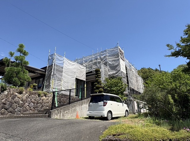 飯田市F邸足場