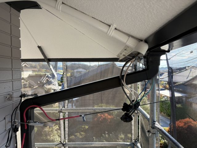 伊那市H様邸_新たに設置した雨樋