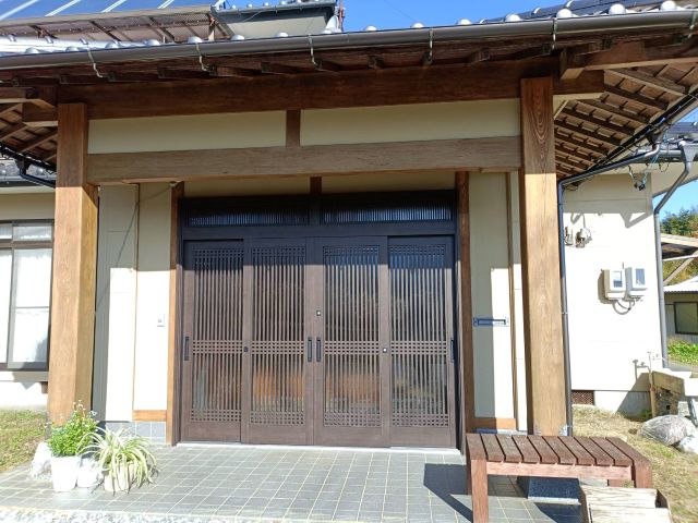 下條村K邸_玄関施工後