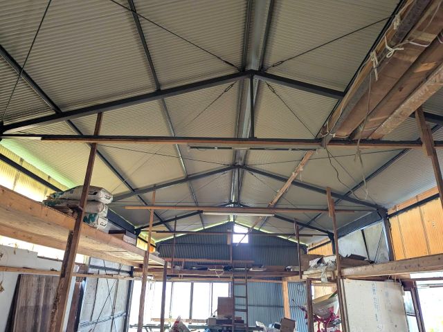 高森町K邸_鉄骨塗装施工後