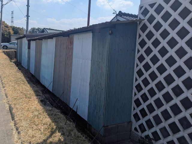 中川村T邸_車庫改修施工前