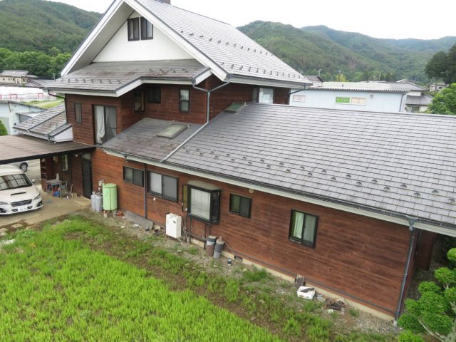 伊那市F邸外壁施工前