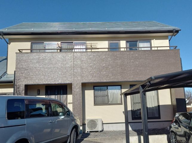 伊那市K邸外壁施工後