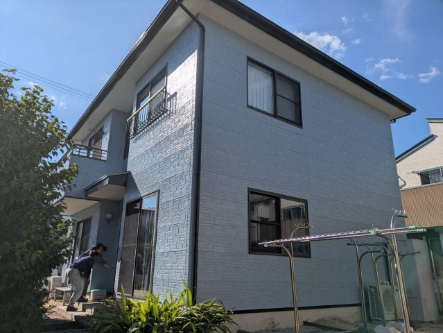 駒ヶ根市T邸外壁施工後