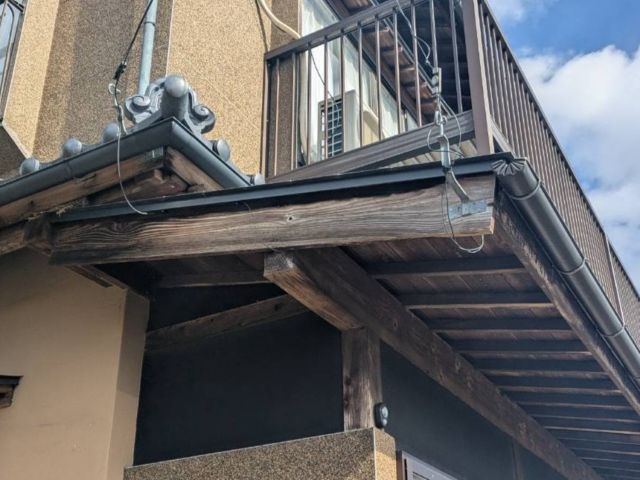 高森町S邸_木部塗装施工前